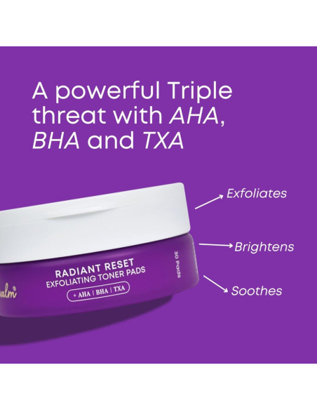 Almohadillas Exfoliantes Bushbalm Reinicio Radiante 30 Unidades Almohadillas Exfoliantes Bushbalm Reinicio Radiante 30 Unidades