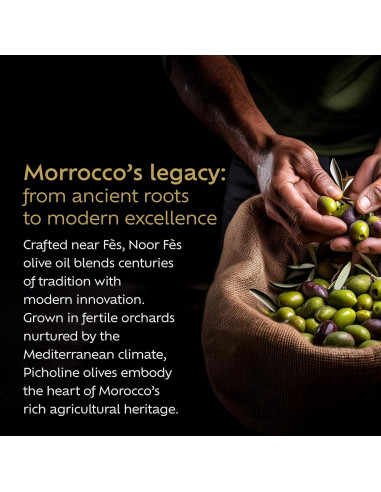 Aceite de Oliva Extra Virgen NOOR FS 500 ml Orgánico Picholine