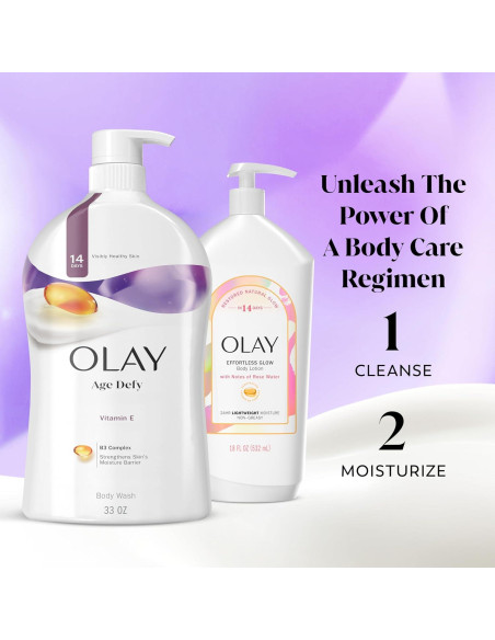 Gel de Ducha Antienvejecimiento Olay 975 ml x 4 con Vitamina E