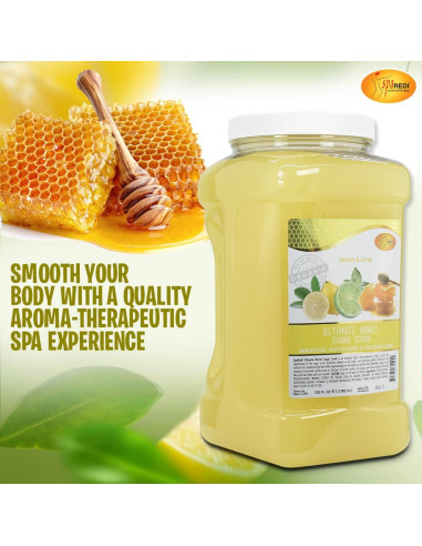 Exfoliante Corporal Spa Redi Azúcar Miel Limón Lima 3.63 kg