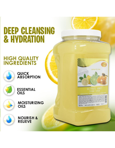 Exfoliante Corporal Spa Redi Azúcar Miel Limón Lima 3.63 kg