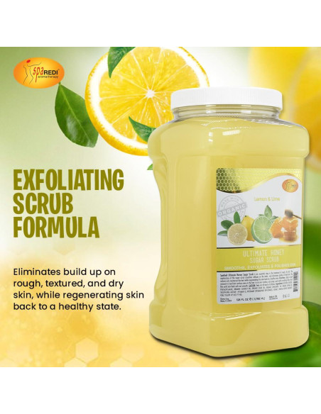 Exfoliante Corporal Spa Redi Azúcar Miel Limón Lima 3.63 kg