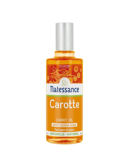 Aceite de Zanahoria Natessance 100ml - Puro y Natural