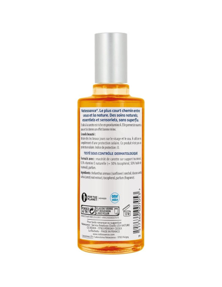 Aceite de Zanahoria Natessance 100ml - Puro y Natural