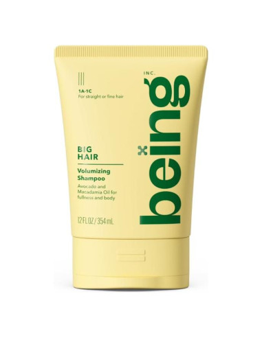 Champú Voluminizador Being BIG HAIR 354ml Aceite Aguacate Macadamia