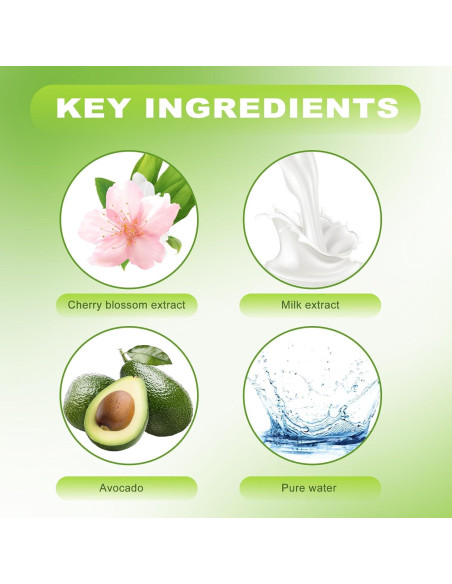 Toallitas Desmaquillantes Individuales Twoworld Aguacate 200PCS