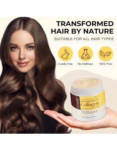 Máscara de Tratamiento Capilar VREOM Colágeno 219.5 ml Hidratación 2