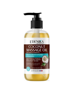 Aceite de Masaje de Coco Tropical Edenika 236.6 ml Hidratante
