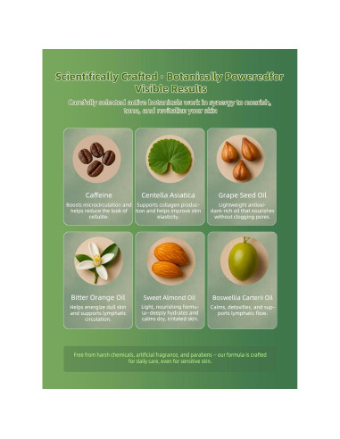 Aceite Reafirmante Corporal FEEJOY 130g - Celulitis y Estrías