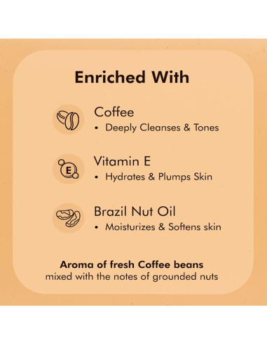 Gel de Ducha de Café mCaffeine 300ml | Hidratante y Vegano