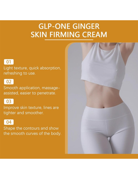 Crema Reafirmante de Jengibre Flobow 90g - Abdomen y Muslos