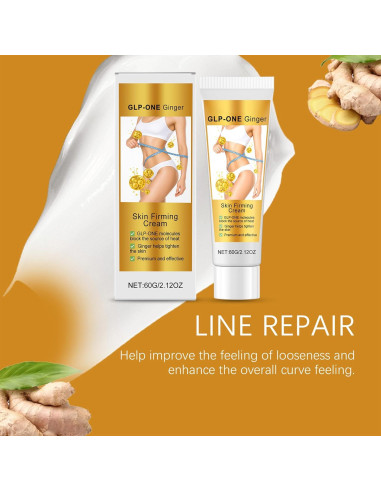 Crema Reafirmante de Jengibre Flobow 90g - Abdomen y Muslos