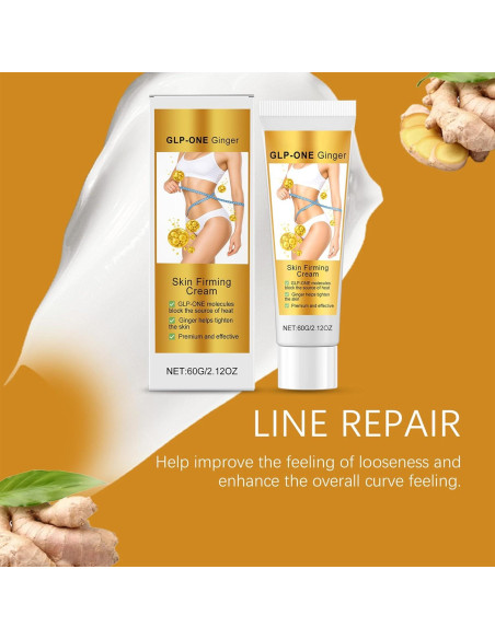 Crema Reafirmante de Jengibre Flobow 90g - Abdomen y Muslos