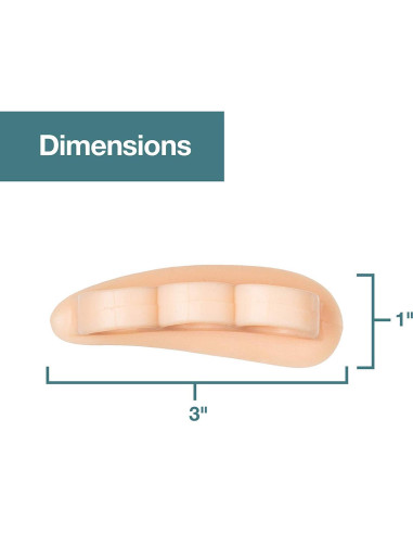Corrector de Dedo en Martillo ZenToes - Soporte Suave Beige - Paquete de 4