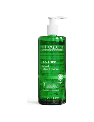 Limpiador Facial de Árbol de Té Mineaderm 400ml - Piel Grasa y Acné