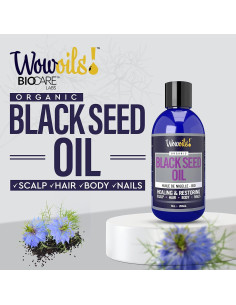 Aceite de Semilla Negra WOWOILS 266 ml - Hidratación y Nutrición 2