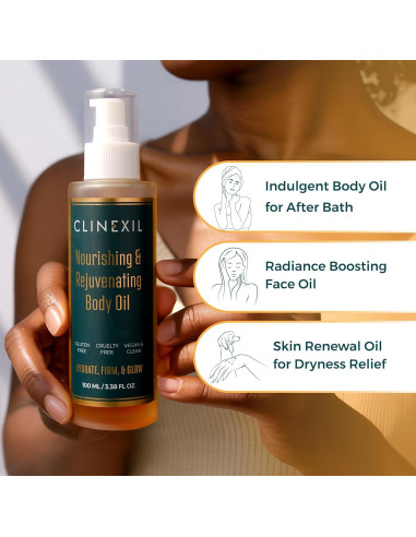Aceite Corporal Hidratante Clinexil 95.2 ml - Piel Seca y Radiante