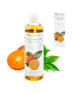 Gel de Ducha Caqui HugRose 381 ml Aroma Cítrico-Maderoso
