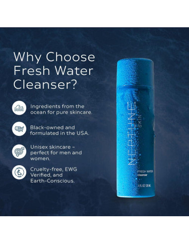 Limpiador Facial de Espuma NEPTUNE SKIN 120 ml - Natural y Suave