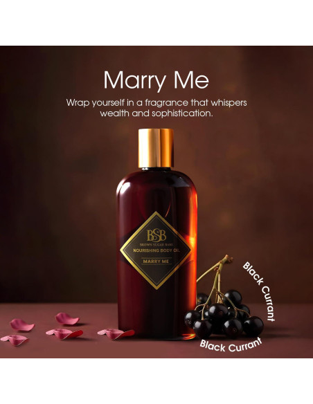 Aceite Corporal Brown Sugar Babe Marry Me 168g - Hidratante y Aromatizado