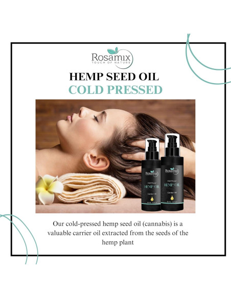 Aceite de Semilla de Cáñamo Rosamix 286g - Hidratación Piel y Cabello