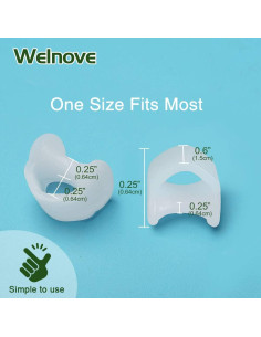 Separador de Dedos Welnove para Dedo Meñique - Alivio Dolor (12 Pzs) 2