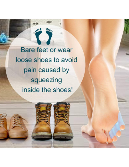 Separadores de Dedo Meñique Povihome 10 Piezas Alivio Dolor