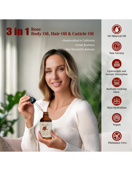 Aceite Corporal Hidratante Rosa Soothing House 118 ml