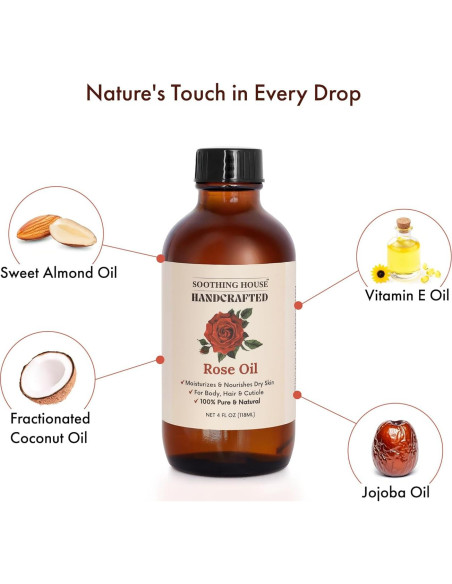 Aceite Corporal Hidratante Rosa Soothing House 118 ml