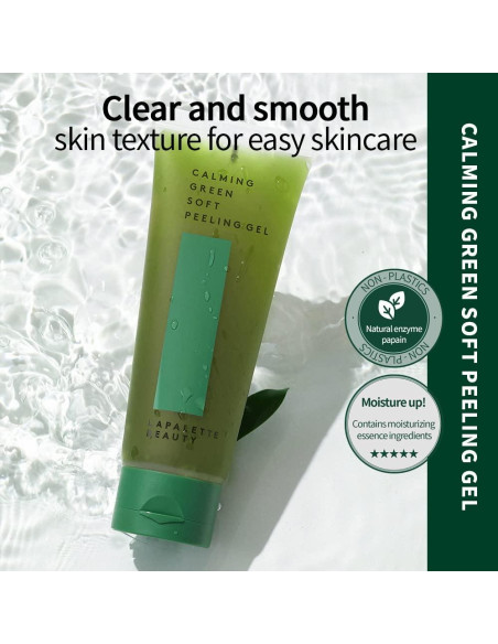 LAPALETTE Gel Exfoliante Suave 100 ml | Té Verde y Centella