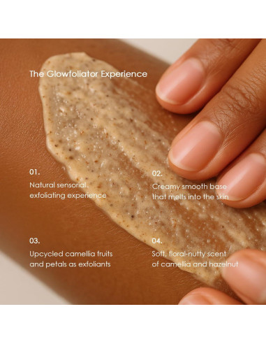 Exfoliante Corporal Natural Camelia Brillo Sin Esfuerzo 200g