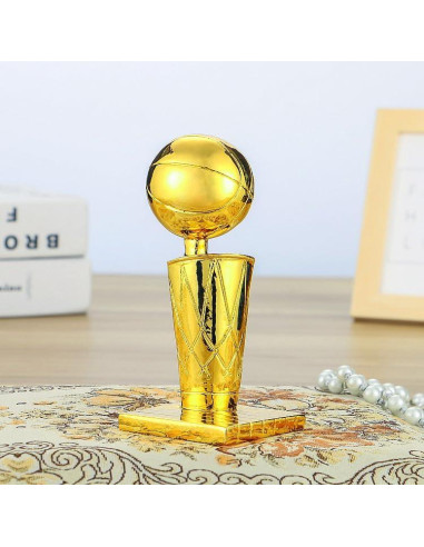 Trofeo de Baloncesto 15cm Twoorld - Resina Ecológica y Duradera