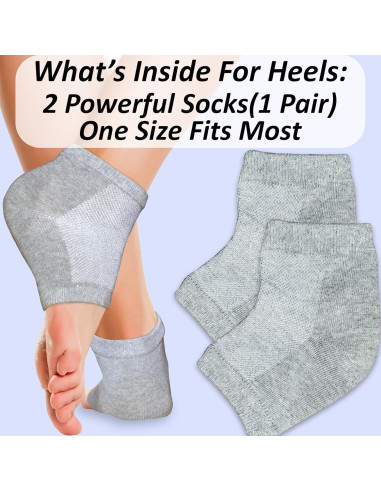 Calcetines Hidratantes Foot Medic para Talones Agrietados - Gel