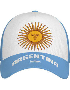 Gorra de béisbol DABOYOZHZH con bandera Argentina ajustable 2