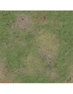 Tapete de Juego Battle Systems 90x90cm Cuadrícula Verde 2