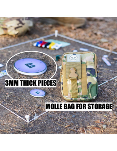 Kit de Modelo de Terreno SAMRI TMK - Piezas Plásticas Camo