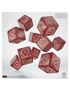 Juego de Dados Lannister 10xD6 Q-Workshop - Juego de Tronos