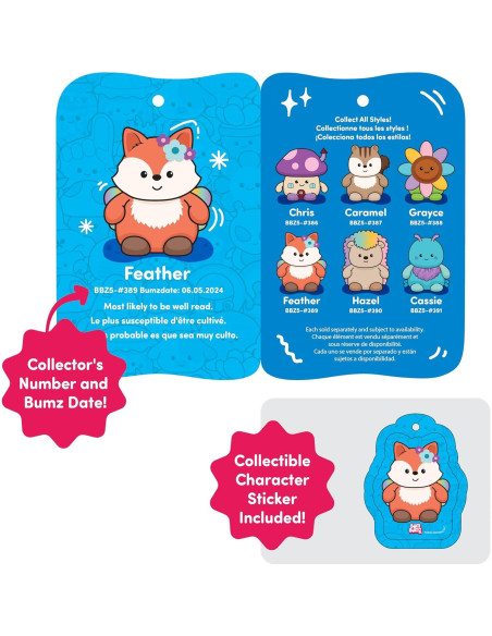 BumBumz Stranger Things 4-Pack Jazwares - Peluches Coleccionables