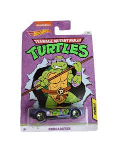 Coche Hot Wheels TMNT Donatello RRRoadster Morado 1:64