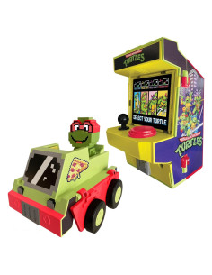 Cabina de Arcade 2-en-1 Raphael TMNT con Luces y Sonidos