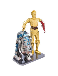 Kit de Modelo 3D Metal R2-D2 y C-3PO Fascinations