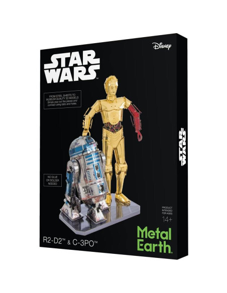 Kit de Modelo 3D Metal R2-D2 y C-3PO Fascinations Kit de Modelo 3D Metal R2-D2 y C-3PO Fascinations