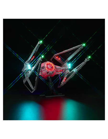 Kit de Iluminación LED DALDED para Lego TIE Interceptor 75382
