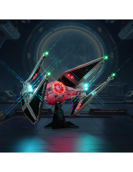 Kit de Iluminación LED DALDED para Lego TIE Interceptor 75382