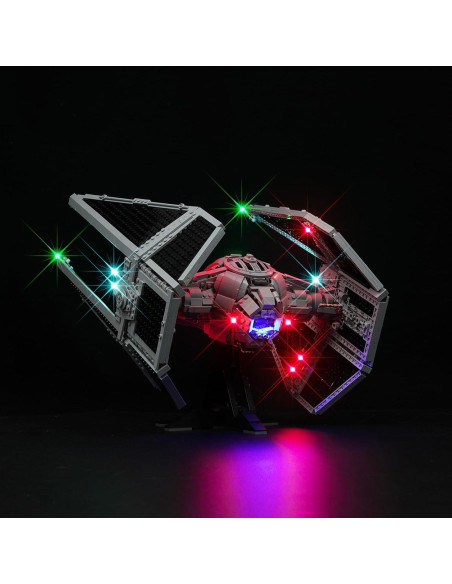 Kit de Iluminación LED DALDED para Lego TIE Interceptor 75382