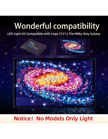 Kit de Luz LED para Lego 31212 La Galaxia Vía Láctea