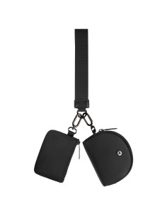 Cartera de Llave para Mujeres con Muñequera y Cierre Doble