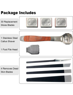 Set de Raspadores de Callos para Pies POQOD - 36 Piezas 2