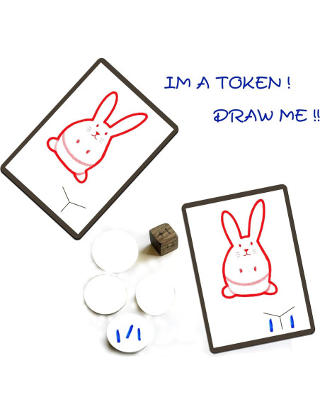 Paquete de 52 Tokens MTG Premium PVC Doble Cara 9.19x6.81cm