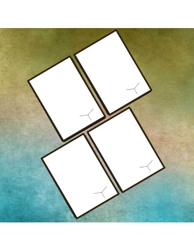 Paquete de 52 Tokens MTG Premium PVC Doble Cara 9.19x6.81cm